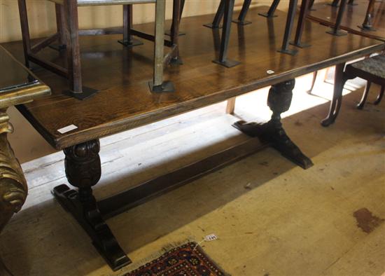 Oak refectory table